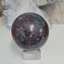 Load image into Gallery viewer, Ruby Kyanite Sphere