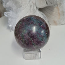 Load image into Gallery viewer, Ruby Kyanite Sphere