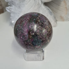 Load image into Gallery viewer, Ruby Kyanite Sphere