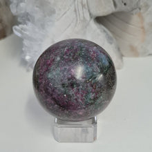 Load image into Gallery viewer, Ruby Kyanite Sphere