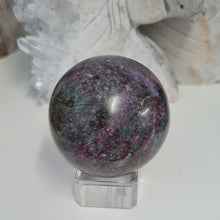 Load image into Gallery viewer, Ruby Kyanite Sphere