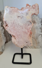 Load image into Gallery viewer, Pink Amethyst Slab on Stand