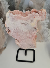 Load image into Gallery viewer, Pink Amethyst Slab on Stand