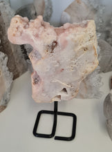 Load image into Gallery viewer, Pink Amethyst Slab on Stand