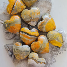 Load image into Gallery viewer, Bumblebee Jasper Hearts