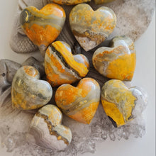 Load image into Gallery viewer, Bumblebee Jasper Hearts