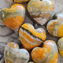 Load image into Gallery viewer, Bumblebee Jasper Hearts
