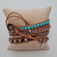 Load image into Gallery viewer, Blue Earth Ocean Jasper Wrap Bracelet