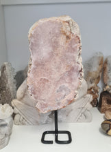 Load image into Gallery viewer, Pink Amethyst Slab on Stand