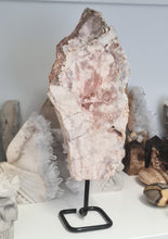 Load image into Gallery viewer, Pink Amethyst Slab on Stand
