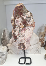 Load image into Gallery viewer, Pink Amethyst Slab on Stand