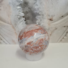 Load image into Gallery viewer, Red Chalcedony Sphere