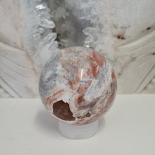 Load image into Gallery viewer, Red Chalcedony Sphere