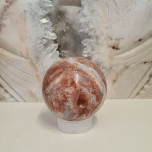 Load image into Gallery viewer, Red Chalcedony Sphere