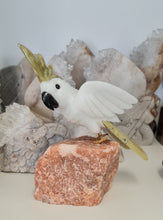 Load image into Gallery viewer, Gemstone Carved Cockatoo