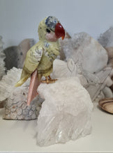 Load image into Gallery viewer, Gemstone Carved Parrot