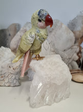 Load image into Gallery viewer, Gemstone Carved Parrot