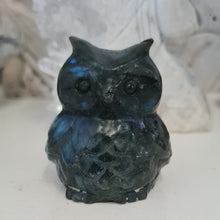 Load image into Gallery viewer, Labradorite Owl