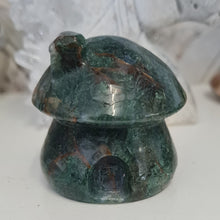 Load image into Gallery viewer, Moss Agate Mushroom House