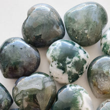 Load image into Gallery viewer, Moss Agate Hearts - Small