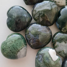 Load image into Gallery viewer, Moss Agate Hearts - Small