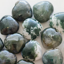 Load image into Gallery viewer, Moss Agate Hearts - Small