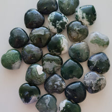 Load image into Gallery viewer, Moss Agate Hearts - Small