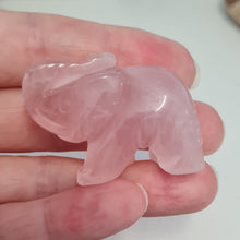 Load image into Gallery viewer, Rose Quartz Elephant