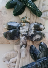 Load image into Gallery viewer, Moss Agate Dragonflies