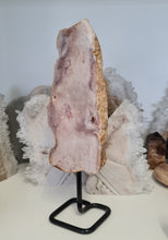Load image into Gallery viewer, Pink Amethyst Slab on Stand