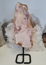 Load image into Gallery viewer, Pink Amethyst Slab on Stand
