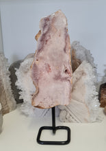 Load image into Gallery viewer, Pink Amethyst Slab on Stand