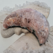 Load image into Gallery viewer, Pink Amethyst Moon - Green Jasper