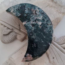 Load image into Gallery viewer, Pink Amethyst Moon - Green Jasper