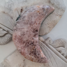 Load image into Gallery viewer, Pink Amethyst Moon - Green Jasper