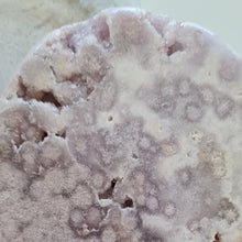 Load image into Gallery viewer, Pink Amethyst Heart - Lilac Druzy with Rutile