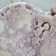 Load image into Gallery viewer, Pink Amethyst Heart - Lilac Druzy with Rutile