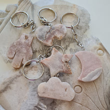 Load image into Gallery viewer, Pink Amethyst Keyrings