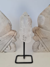 Load image into Gallery viewer, Clear Quartz Point on Stand