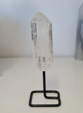 Load image into Gallery viewer, Clear Quartz Point on Stand