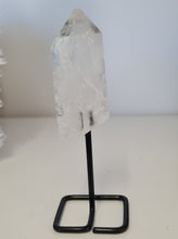 Load image into Gallery viewer, Clear Quartz Point on Stand
