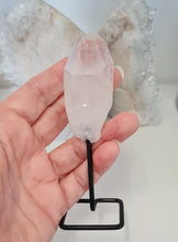 Load image into Gallery viewer, Clear Quartz Point on Stand