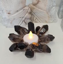Load image into Gallery viewer, Smoky Quartz Candle Holder