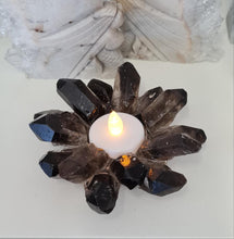 Load image into Gallery viewer, Smoky Quartz Candle Holder