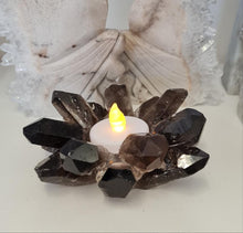 Load image into Gallery viewer, Smoky Quartz Candle Holder