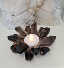 Load image into Gallery viewer, Smoky Quartz Candle Holder