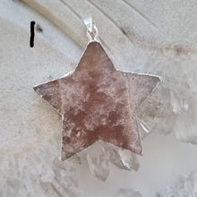 Load image into Gallery viewer, Pink Amethyst Star Pendants