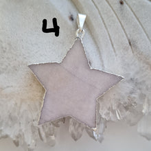 Load image into Gallery viewer, Pink Amethyst Star Pendants