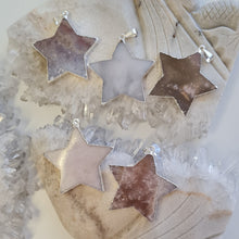 Load image into Gallery viewer, Pink Amethyst Star Pendants