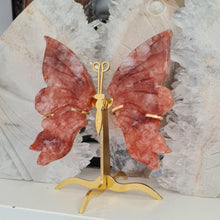 Load image into Gallery viewer, Fire Quartz Butterfly